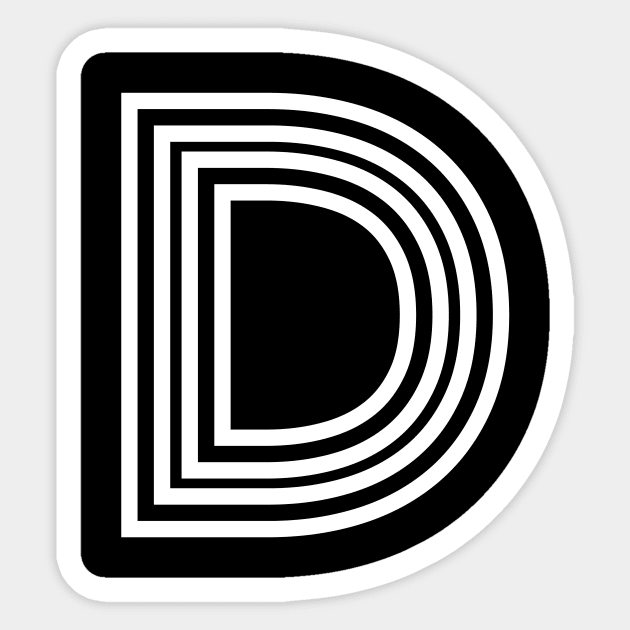 Letter D Sticker by RaymondWareNYC